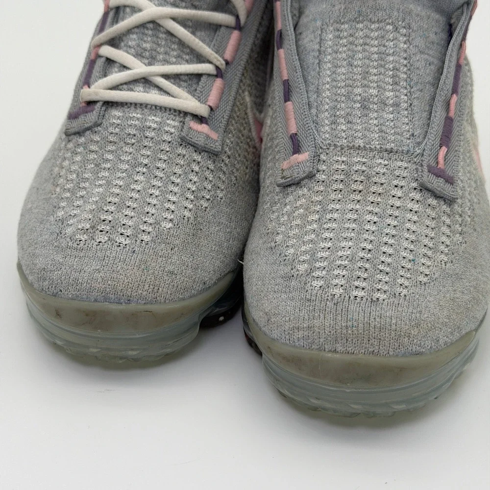 Nike Air VaporMax 2021 FK Kids Grey Pink Purple‎ Sneakers DB1550-007 Size 5.5Y